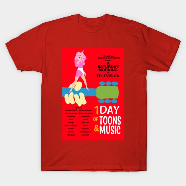 Toonstock - Jem and the Holograms T-Shirt by TechnoRetroDads